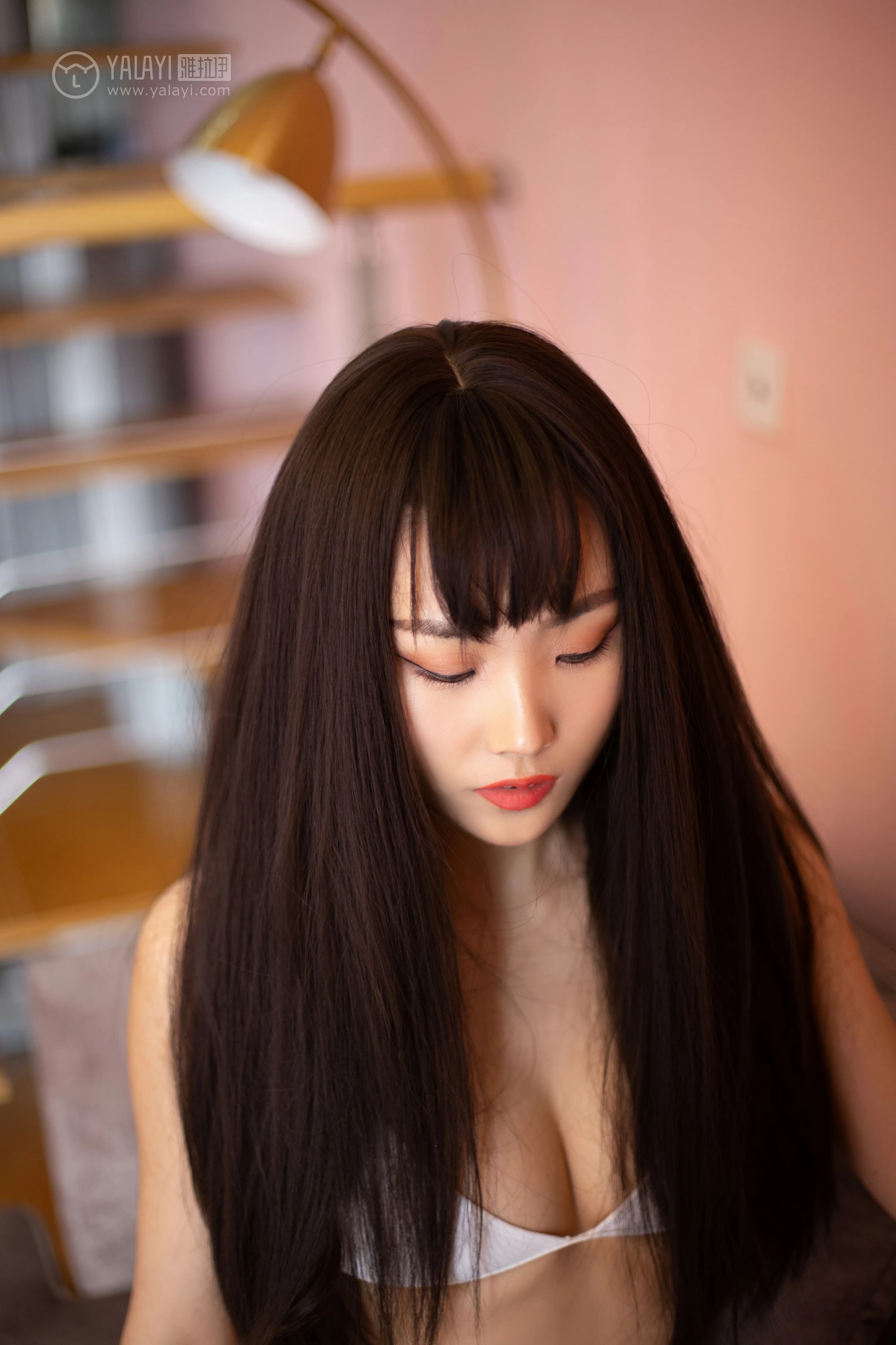 [YALAYI雅拉伊]No.285 勾股定律 沫沫 白色紧身内衣性感私房写真集第16张