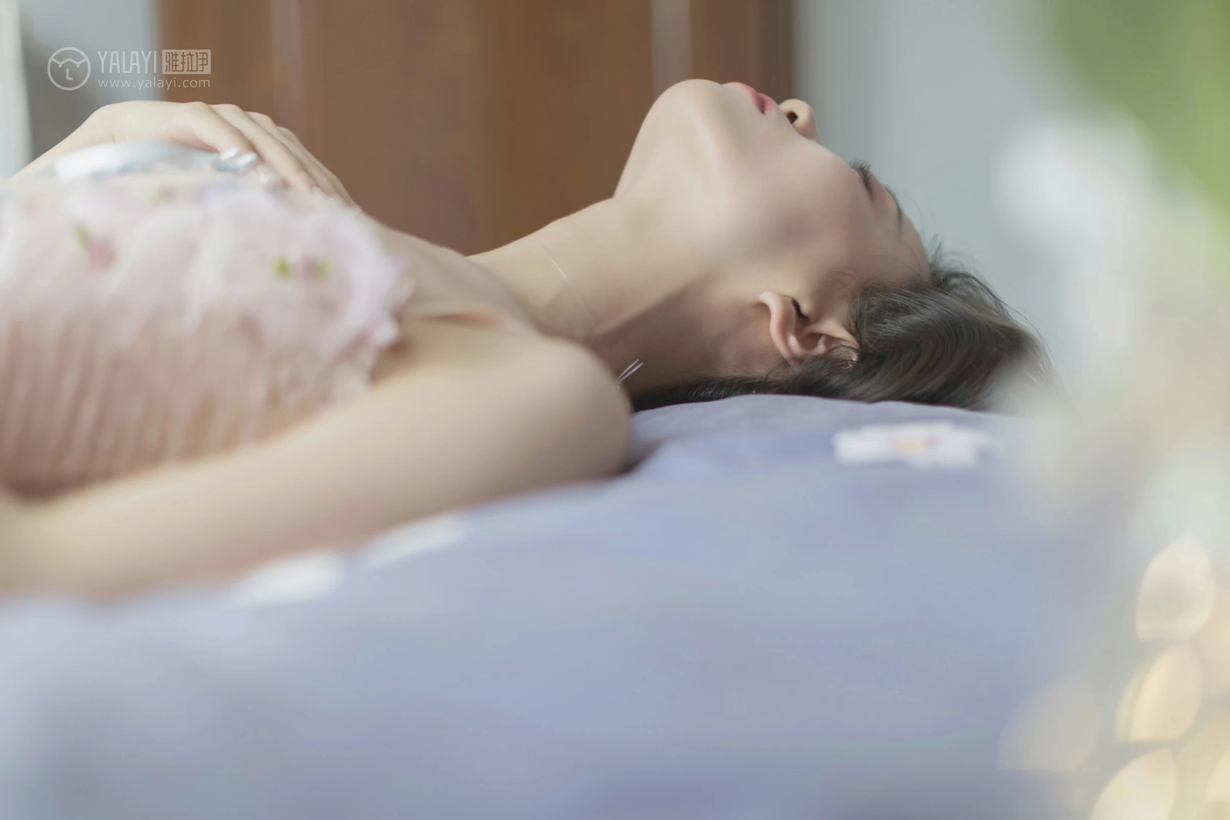 [YALAYI雅拉伊]No.311 花蝴蝶 高若童 粉色透视情趣内衣性感私房写真集第15张