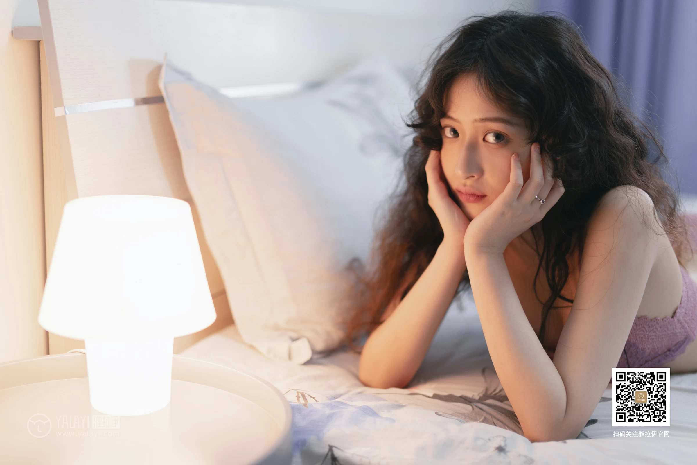 [YALAYI雅拉伊]No.379 霹雳娇娃 西子 粉色蕾丝内衣性感私房写真集第6张