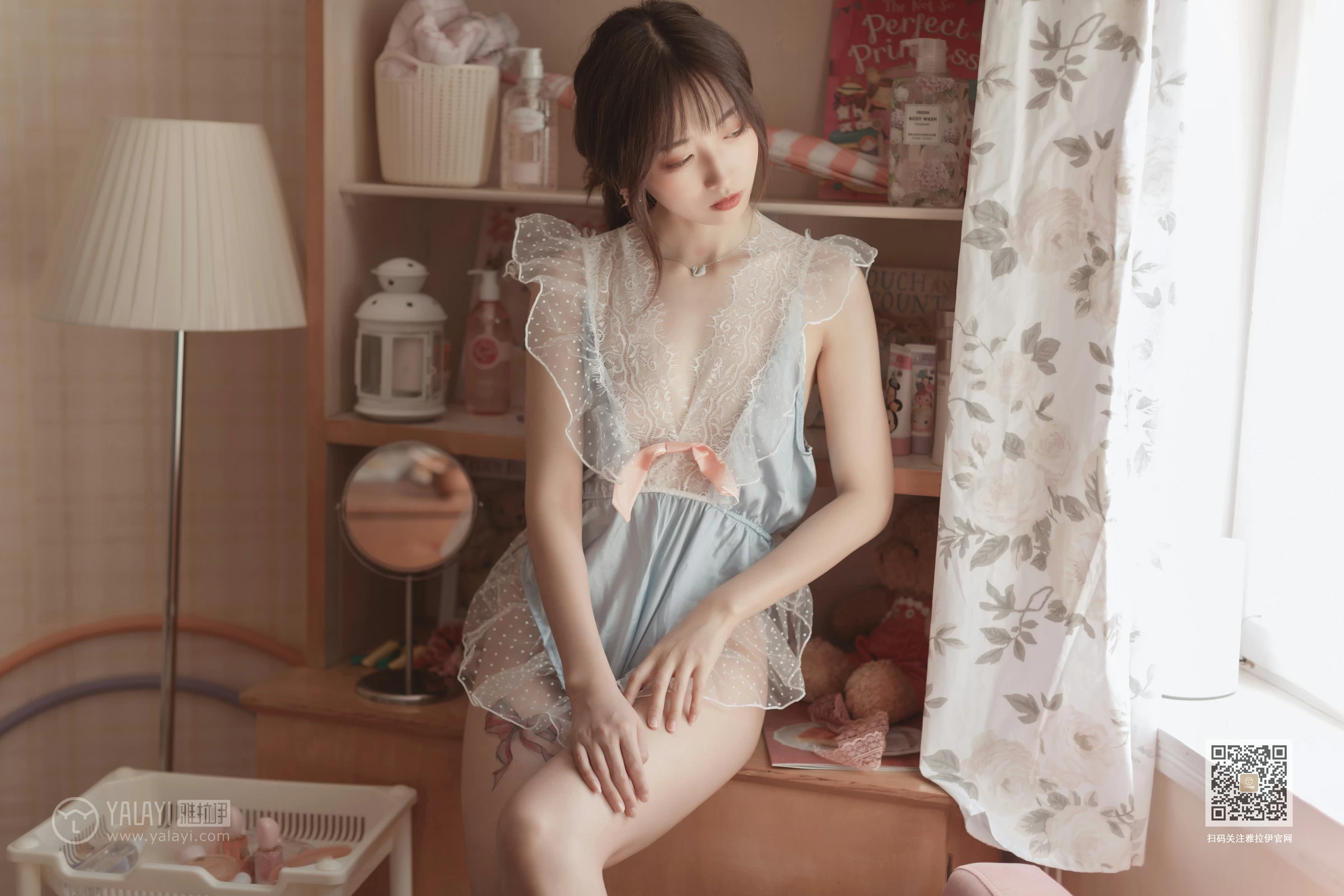 [YALAYI雅拉伊]Vol.443 佳人有约 佳佳 透视情趣内衣性感私房写真集第6张