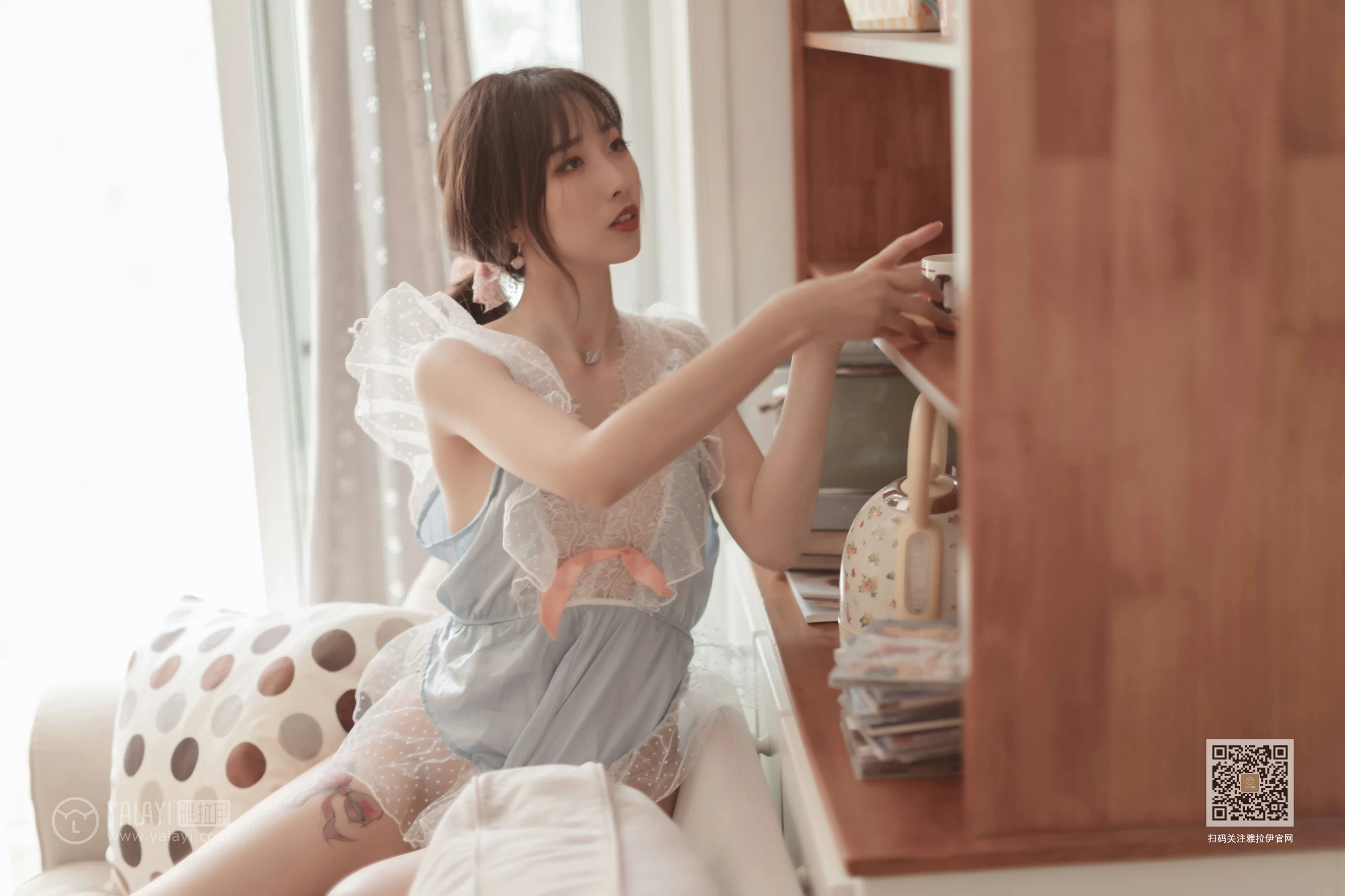 [YALAYI雅拉伊]Vol.443 佳人有约 佳佳 透视情趣内衣性感私房写真集第13张