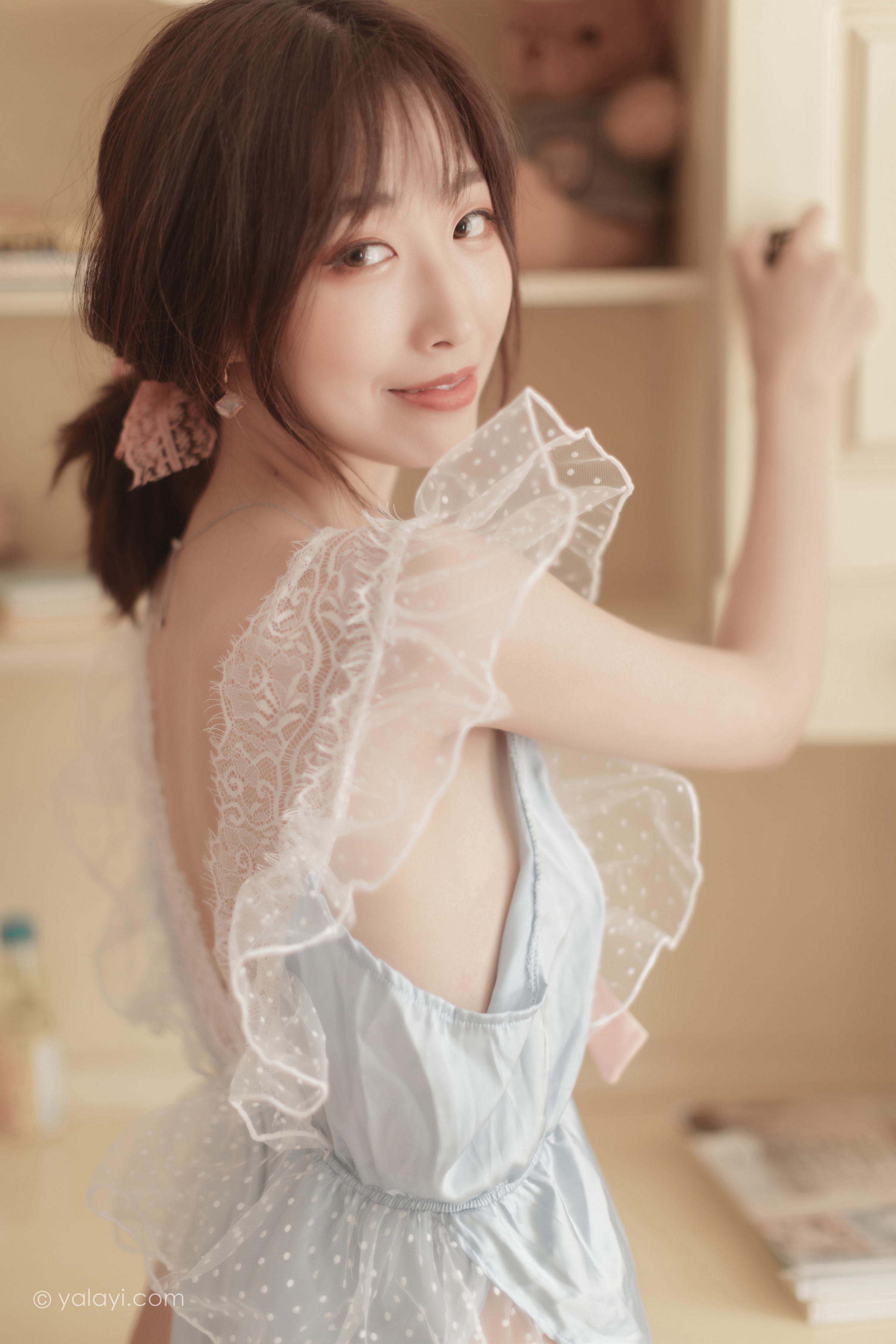 [YALAYI雅拉伊]2022.03.23 佳人有约 佳佳 透视情趣睡衣居家性感私房写真集第15张