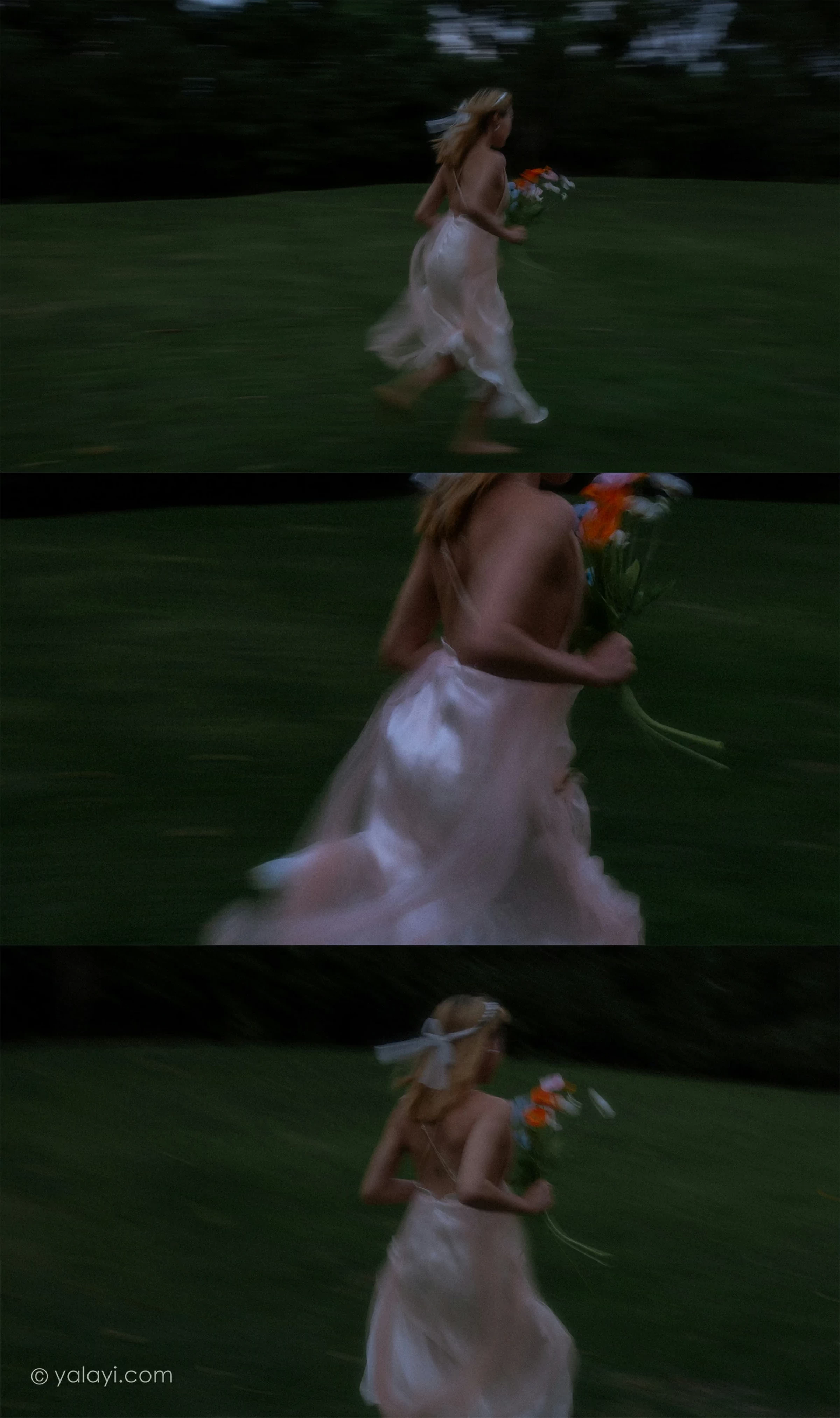 [YALAYI雅拉伊]NO.695 《救赎》 米粒米粒 粉色吊带连衣裙写真第1张