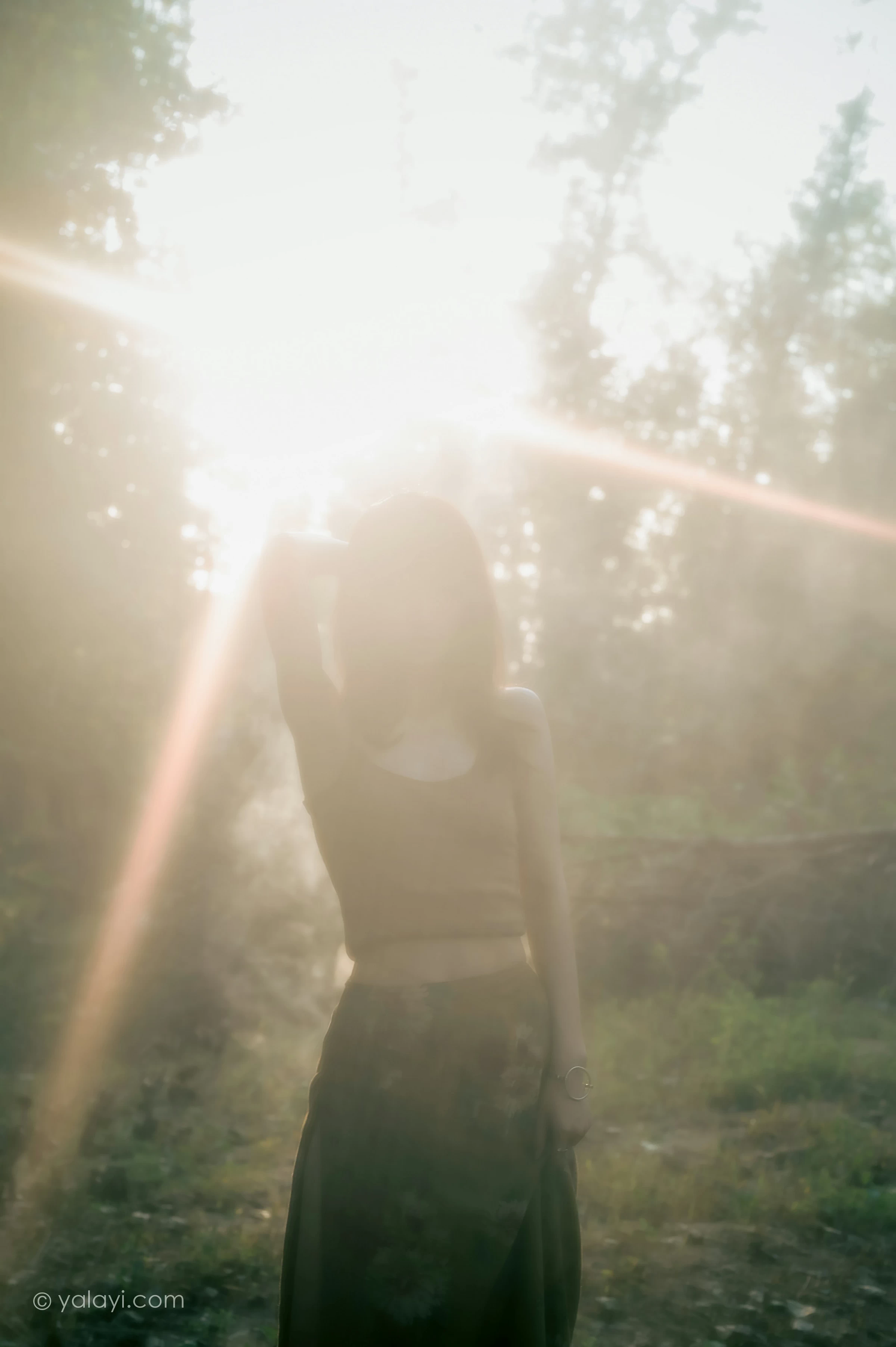 [YALAYI雅拉伊]NO.691 《梦境》 佳佳 橙色性感小背心加短裙私房写真第13张