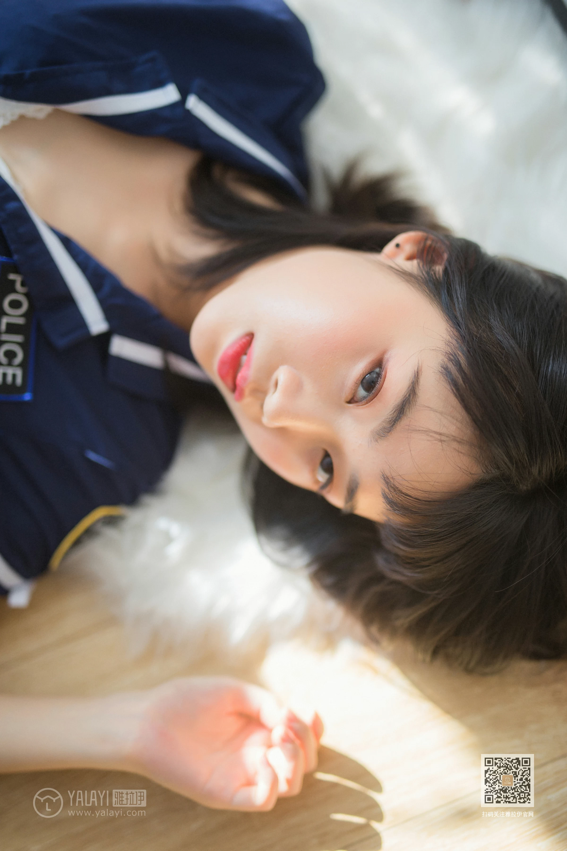 [YALAYI雅拉伊]Vol.544 雷霆警花 粉粉 蓝色情趣制服加短裙性感私房写真集第14张
