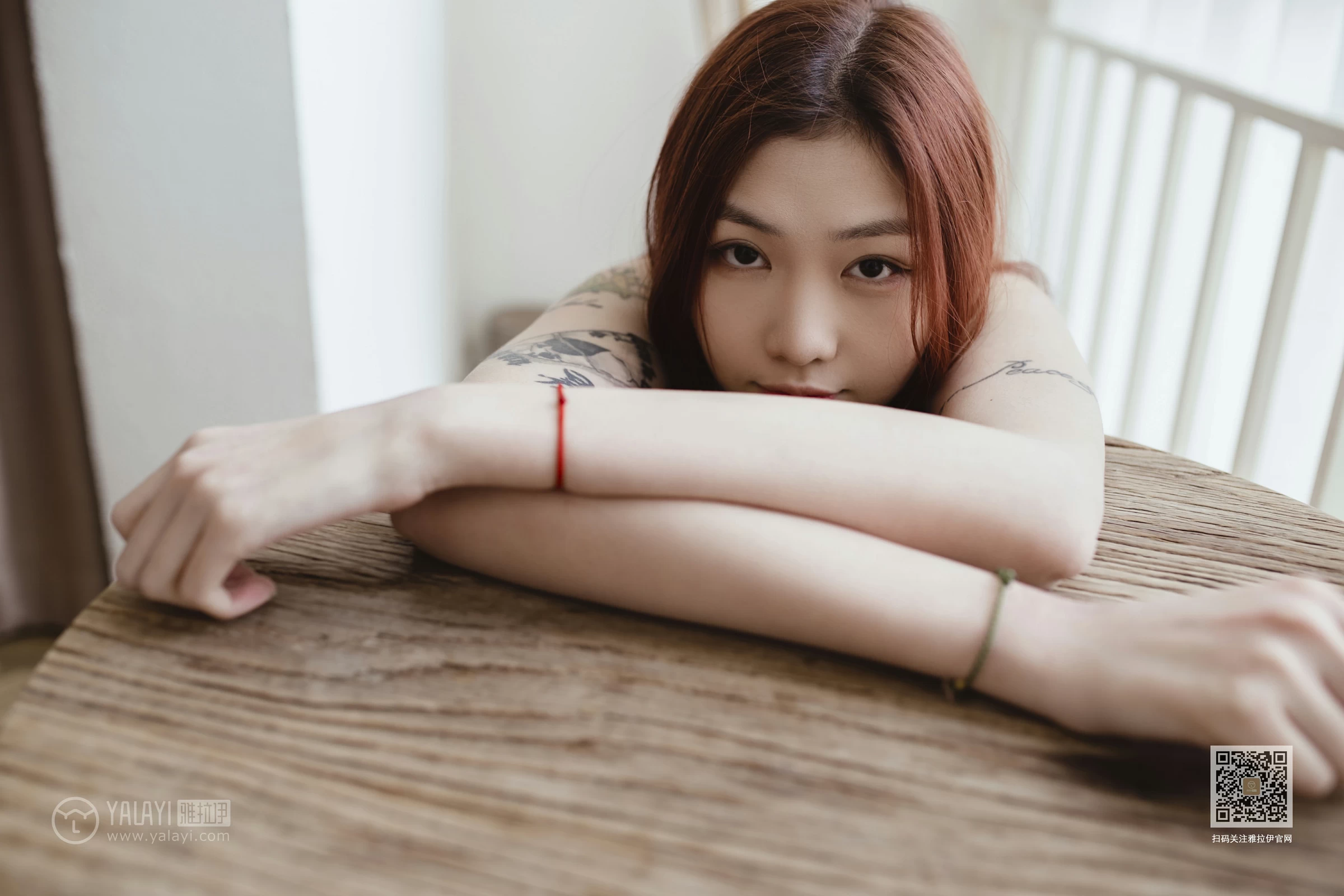 [YALAYI雅拉伊]NO.629 《有我陪着你》 鸭鸭 白色蕾丝内衣性感私房写真集第11张