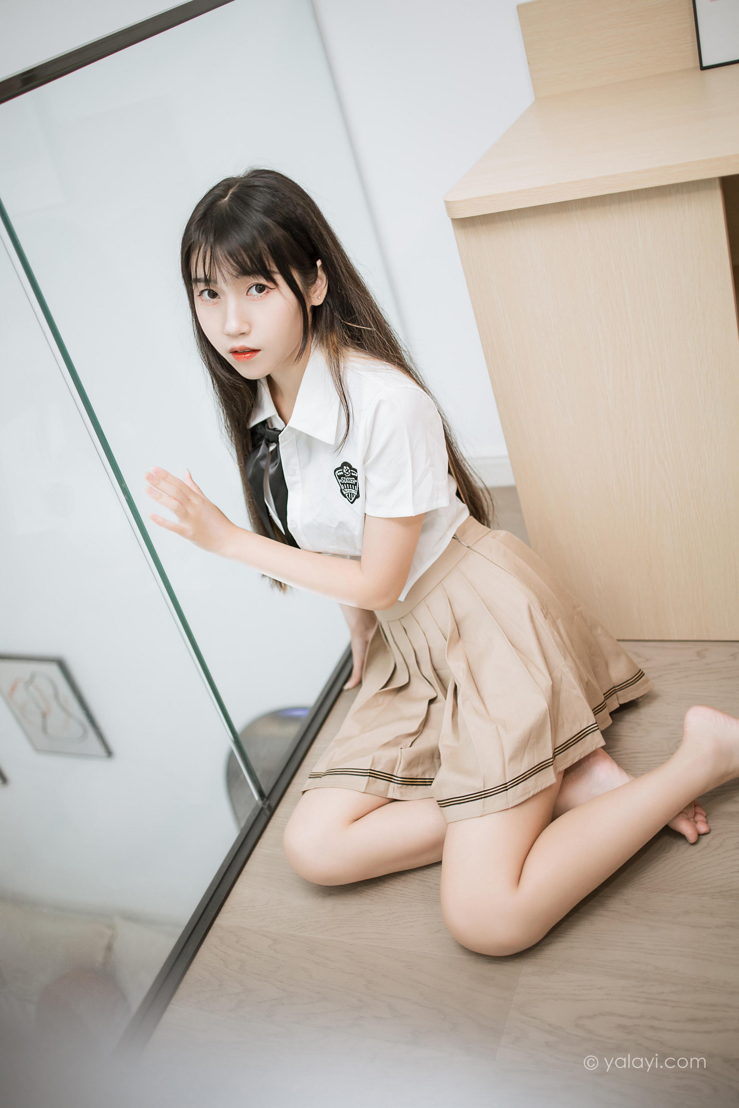 [YALAYI雅拉伊]2022.02.28 美丽多姿 弈思 日本高中女生制服性感私房写真集第11张