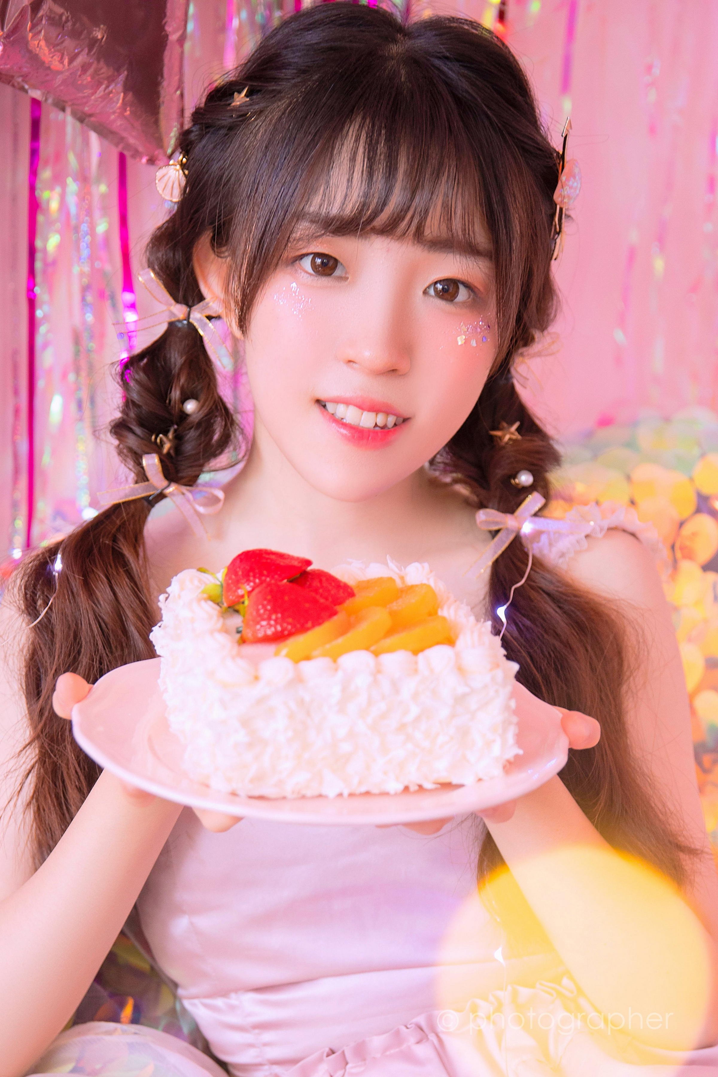 [YALAYI雅拉伊]2022.04.18 感觉良好 青春美少女 蓝色JK水手制服与粉色内衣性感私房写真集第7张