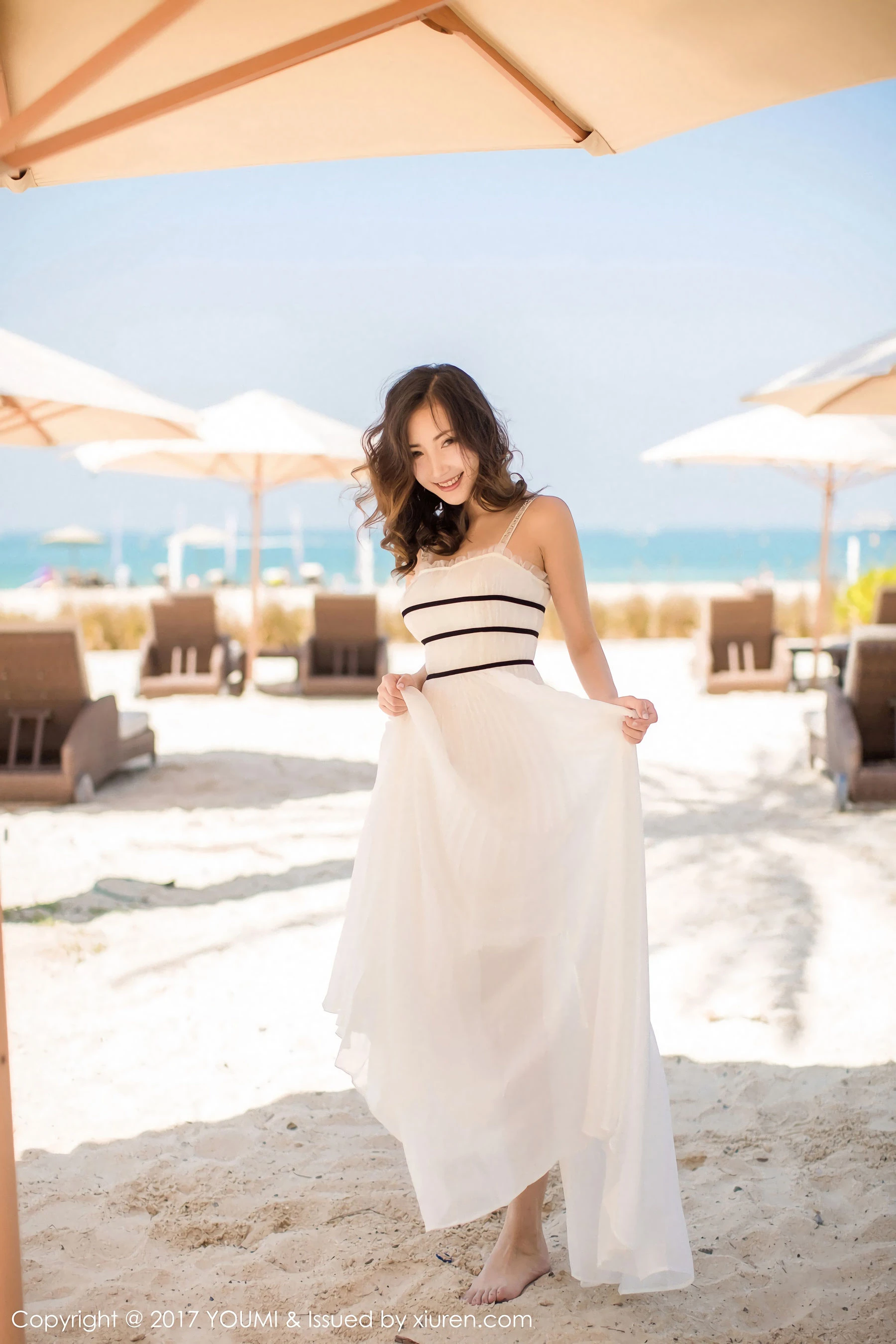  Yumi-尤美《迪拜旅拍 沙滩女神》 尤蜜荟YouMi Vol.078第12张