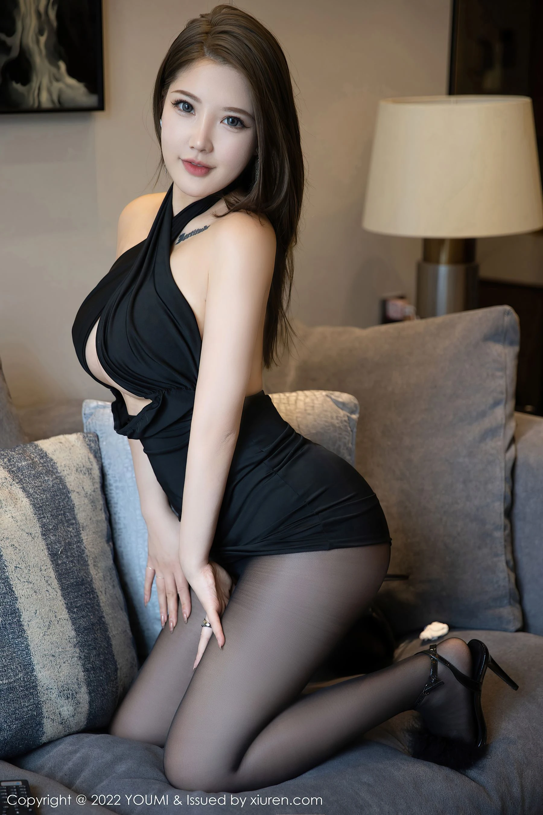 尤蜜荟 VOL.764 小海臀Rena 黑丝美臀第13张