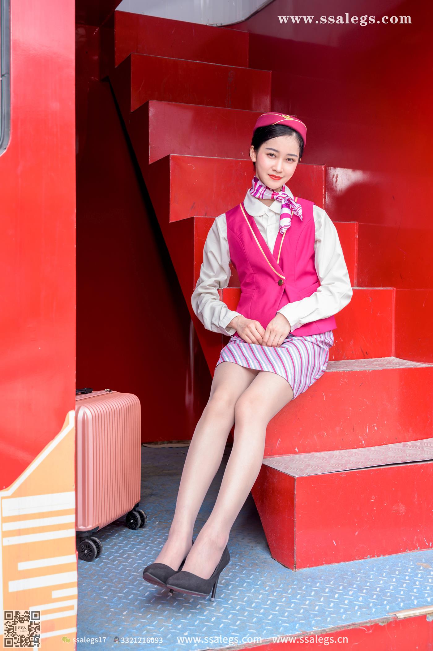 [SSA丝社]超清写真 NO.435 漫漫 她的空姐梦(上)第10张