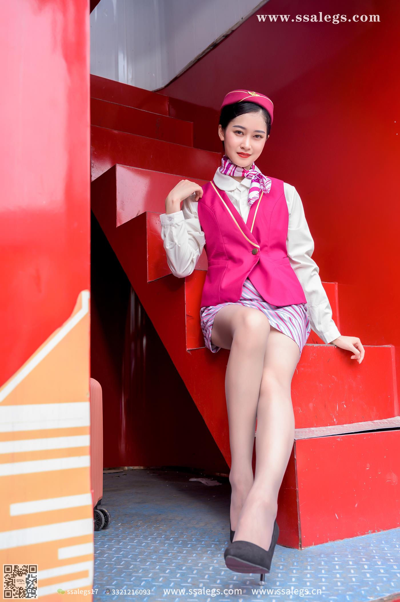 [SSA丝社]超清写真 NO.435 漫漫 她的空姐梦(上)第11张