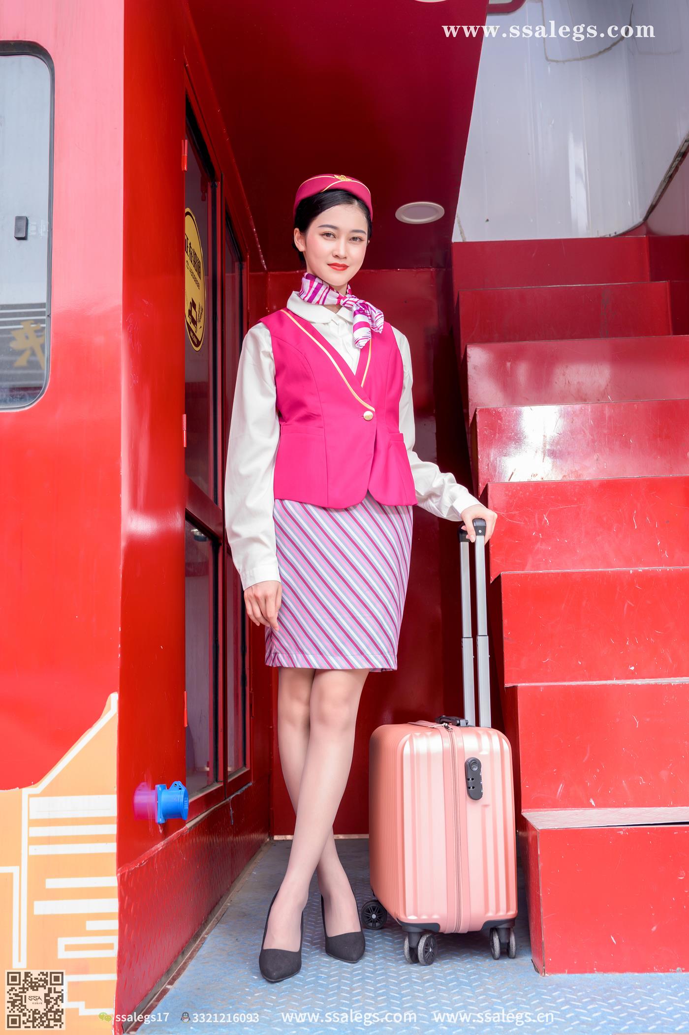 [SSA丝社]超清写真 NO.435 漫漫 她的空姐梦(上)第14张
