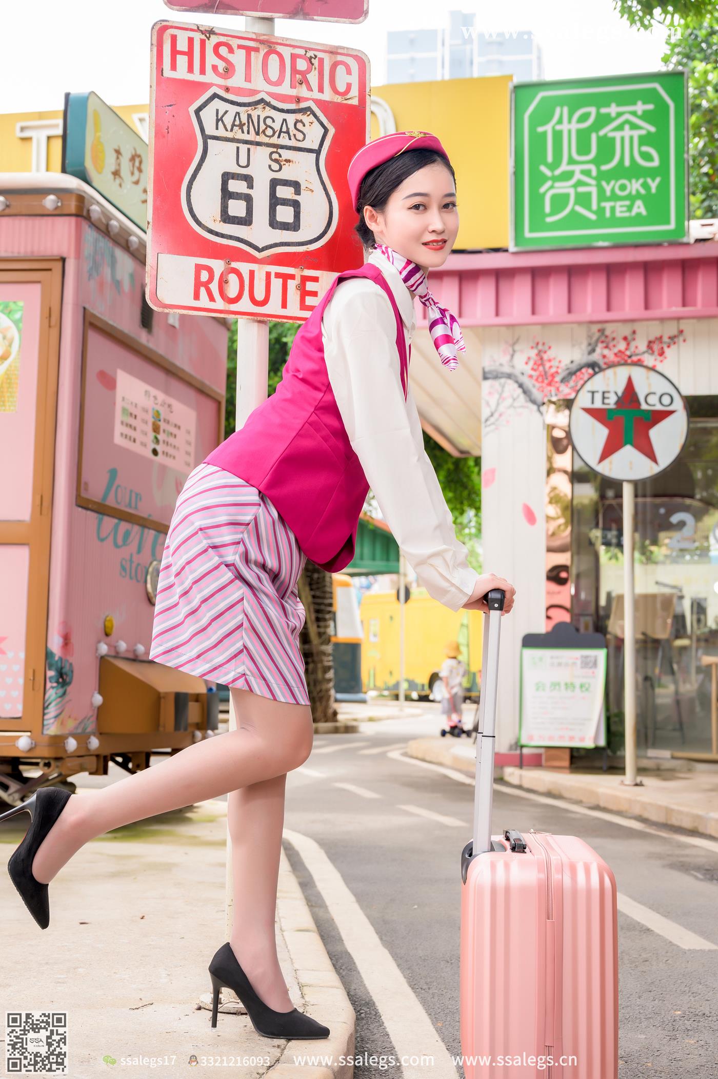 [SSA丝社]超清写真 NO.435 漫漫 她的空姐梦(下)第3张