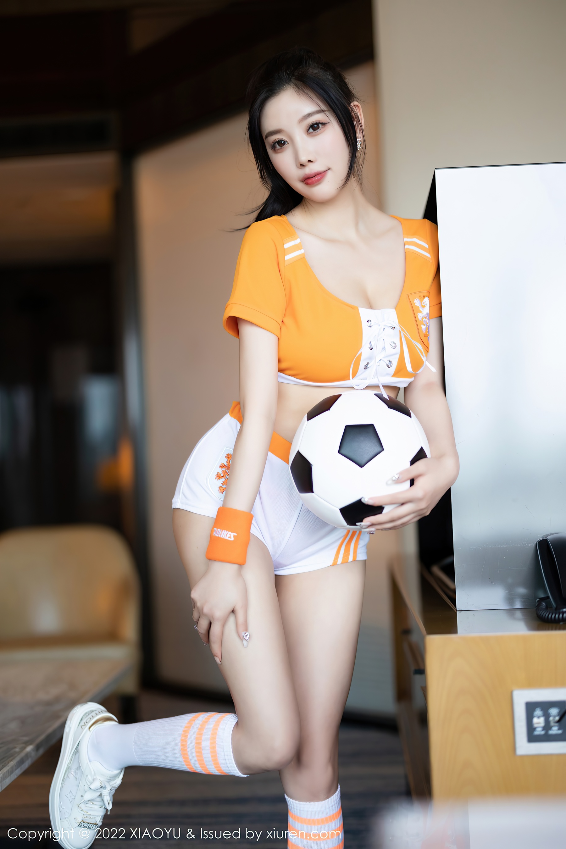 [XIAOYU语画界] VOL.907 杨晨晨Yome 足球美腿第1张