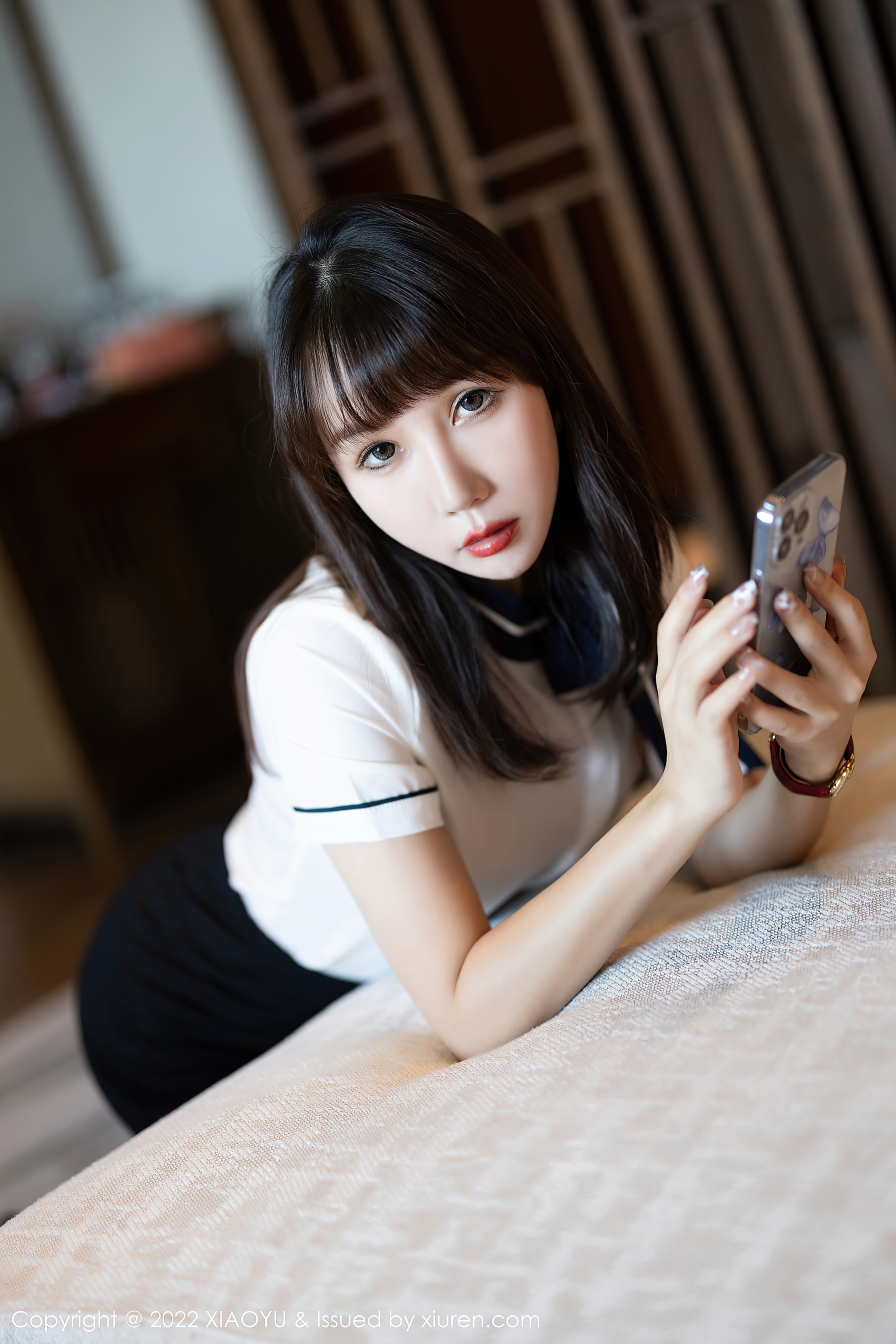 [XIAOYU语画界] VOL.918 波巧酱 黑丝美腿第3张