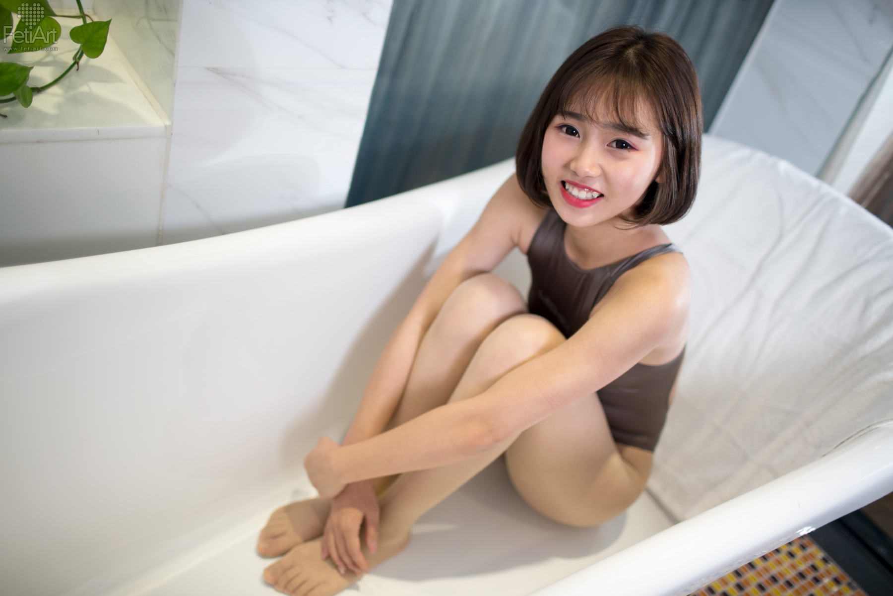 [FetiArt] NO.027 Pantyhose In Competition Swimsuit Model：Tayla第4张